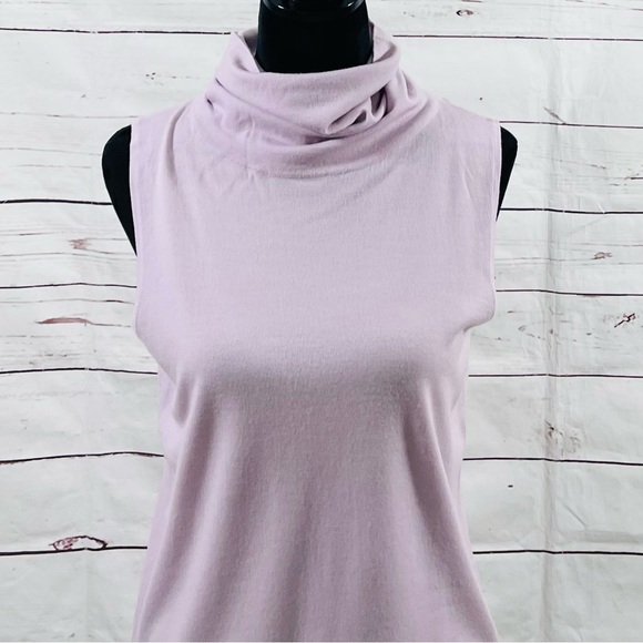 Ralph Lauren Purple Label Women Turtle Neck Sweater Size M Pre-Fall Sleeveless. - Picture 2 of 11